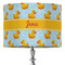 Rubber Duckie 16" Drum Lampshade - ON STAND (Fabric)