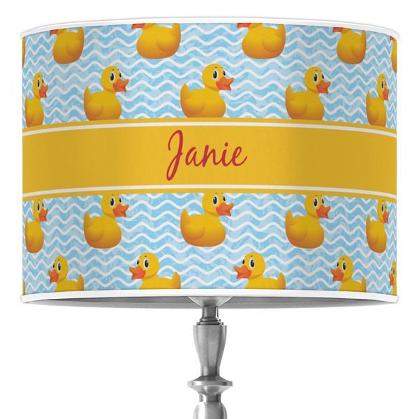 Custom Rubber Duckie 16" Drum Lamp Shade - Poly-film (Personalized)