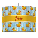 Rubber Duckie 16" Drum Pendant Lamp - Fabric (Personalized)
