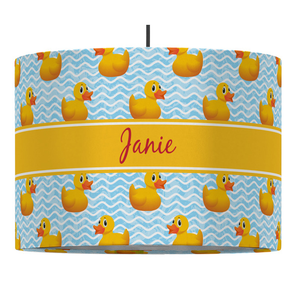 Rubber Duckie 16" Drum Lampshade - PENDANT (Fabric)