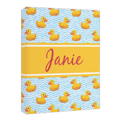 Rubber Duckie Canvas Print - 16x20 (Personalized)