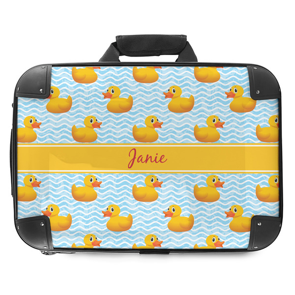 Custom Rubber Duckie Hard Shell Briefcase - 18" (Personalized)