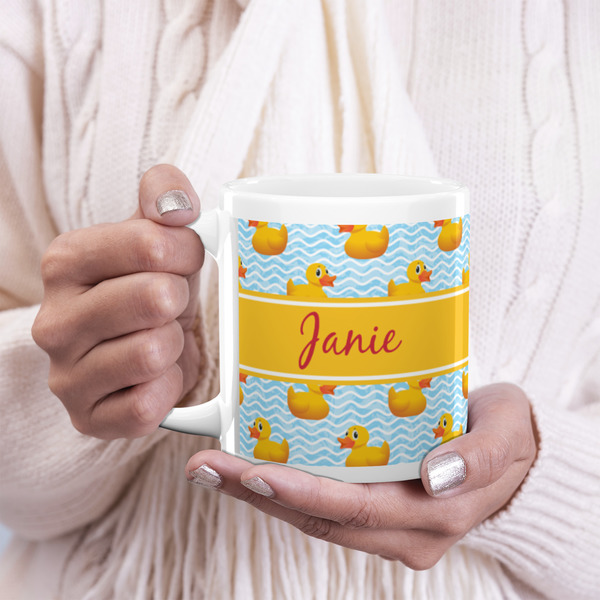 Rubber Duckie 20oz Coffee Mug - LIFESTYLE