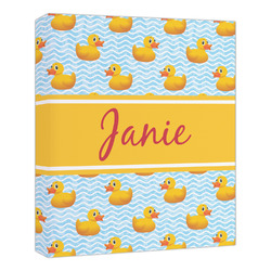 Rubber Duckie Canvas Print - 20x24 (Personalized)