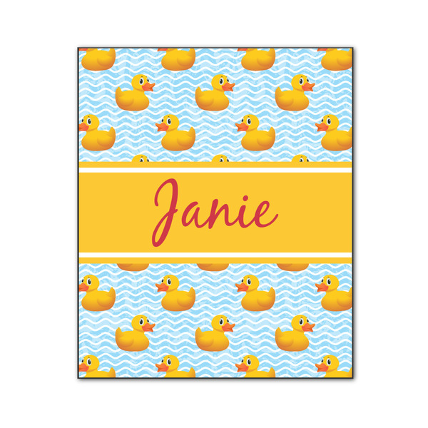 Rubber Duckie 20x24 Wood Print - Front View