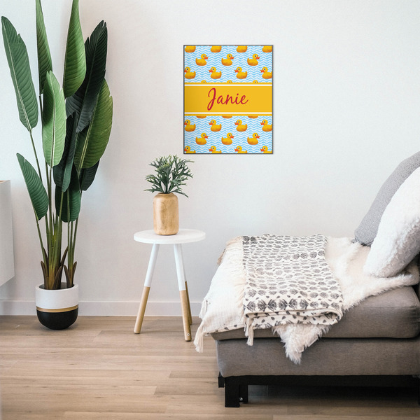 Rubber Duckie 20x24 Wood Print - In Context