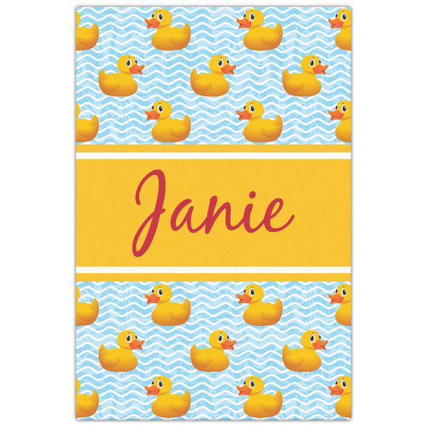 Rubber Duckie 20x30 - Canvas Print - Front View