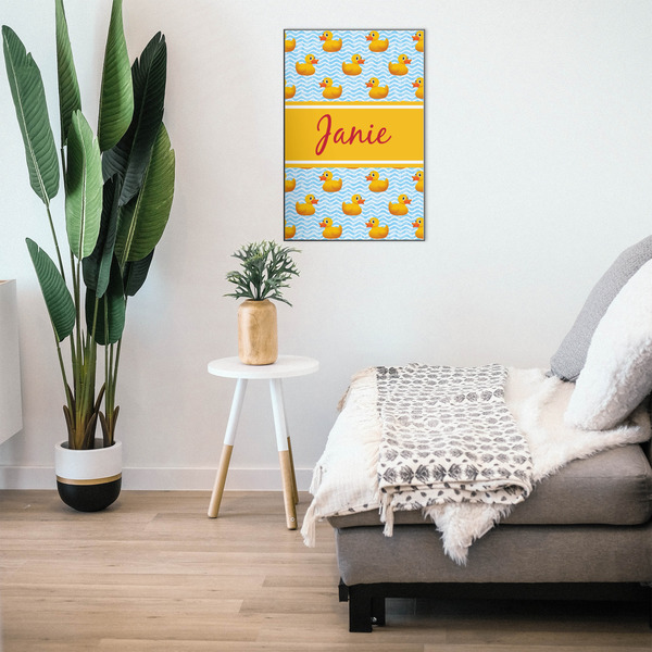 Rubber Duckie 20x30 Wood Print - In Context