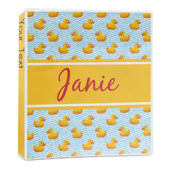 Rubber Duckie 3-Ring Binder (Personalized)