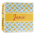 Rubber Duckie 3-Ring Binder - 2 inch (Personalized)