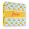 Rubber Duckie 3 Ring Binder - Full Wrap - 3" (Personalized)