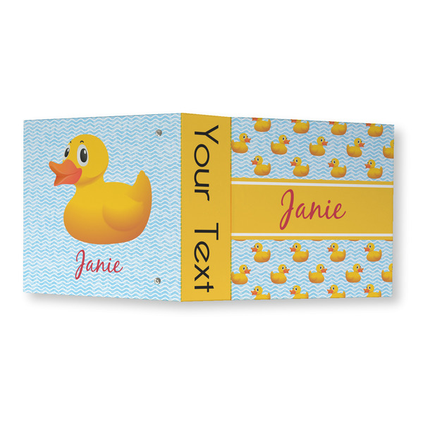 Rubber Duckie 3 Ring Binders - Full Wrap - 3" - OPEN OUTSIDE