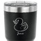 Rubber Duckie 30 oz Stainless Steel Ringneck Tumbler - Black - CLOSE UP