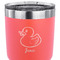 Rubber Duckie 30 oz Stainless Steel Ringneck Tumbler - Coral - CLOSE UP