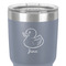 Rubber Duckie 30 oz Stainless Steel Ringneck Tumbler - Grey - Close Up
