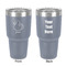 Rubber Duckie 30 oz Stainless Steel Tumbler - Grey - Double-Sided (Personalized)
