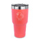 Rubber Duckie 30 oz Stainless Steel Ringneck Tumblers - Coral - FRONT