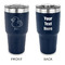 Rubber Duckie 30 oz Stainless Steel Ringneck Tumblers - Navy - Double Sided - APPROVAL