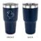 Rubber Duckie 30 oz Stainless Steel Ringneck Tumblers - Navy - Single Sided - APPROVAL