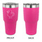 Rubber Duckie 30 oz Stainless Steel Ringneck Tumblers - Pink - Single Sided - APPROVAL