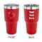 Rubber Duckie 30 oz Stainless Steel Tumbler - Red - Double Sided (Personalized)