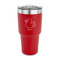 Rubber Duckie 30 oz Stainless Steel Tumbler - Red - Single Sided (Personalized)