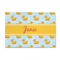 Rubber Duckie 4' x 6' Patio Rug (Personalized)