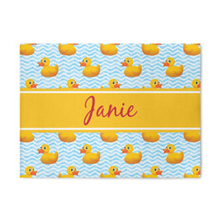 Rubber Duckie 5' x 7' Indoor Area Rug (Personalized)