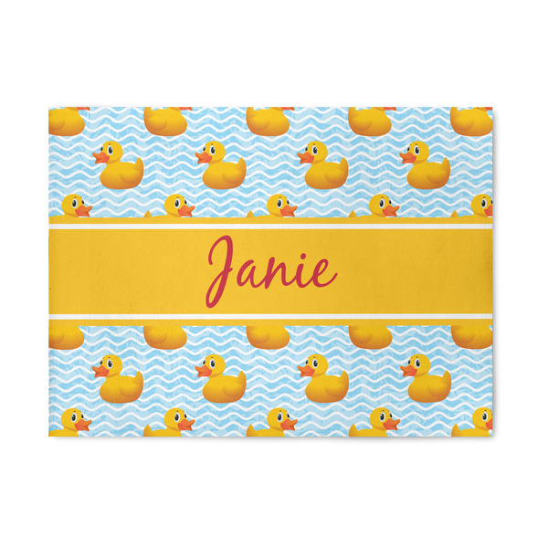 Custom Rubber Duckie Area Rug (Personalized)