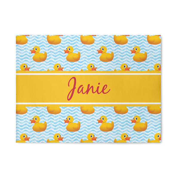 Custom Rubber Duckie Area Rug (Personalized)