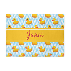 Rubber Duckie 5' x 7' Patio Rug (Personalized)