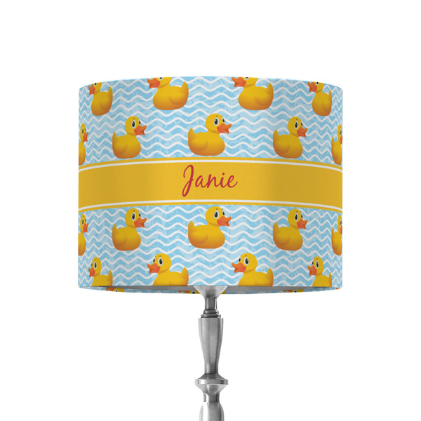 Custom Rubber Duckie 8" Drum Lamp Shade - Fabric (Personalized)