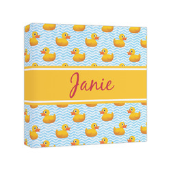 Rubber Duckie Canvas Print - 8x8 (Personalized)