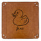 Rubber Duckie 9" x 9" Leatherette Snap Up Tray - APPROVAL (FLAT)