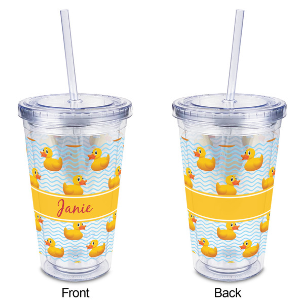 Rubber Duckie Acrylic Tumbler - Full Print - Approval