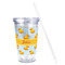 Rubber Duckie Acrylic Tumbler - Full Print - Front straw out