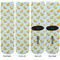 Rubber Duckie Adult Crew Socks - Double Pair - Front and Back - Apvl