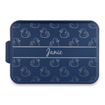 Rubber Duckie Aluminum Baking Pan with Navy Lid (Personalized)