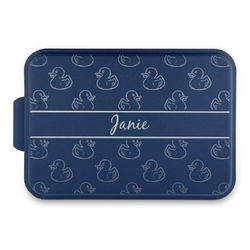 Rubber Duckie Aluminum Baking Pan with Navy Lid (Personalized)