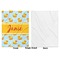Rubber Duckie Baby Blanket (Single Side - Printed Front, White Back)