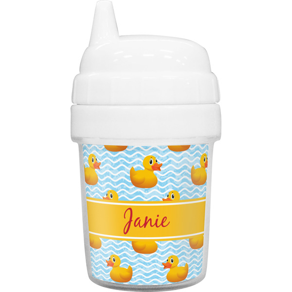 Custom Rubber Duckie Baby Sippy Cup (Personalized)
