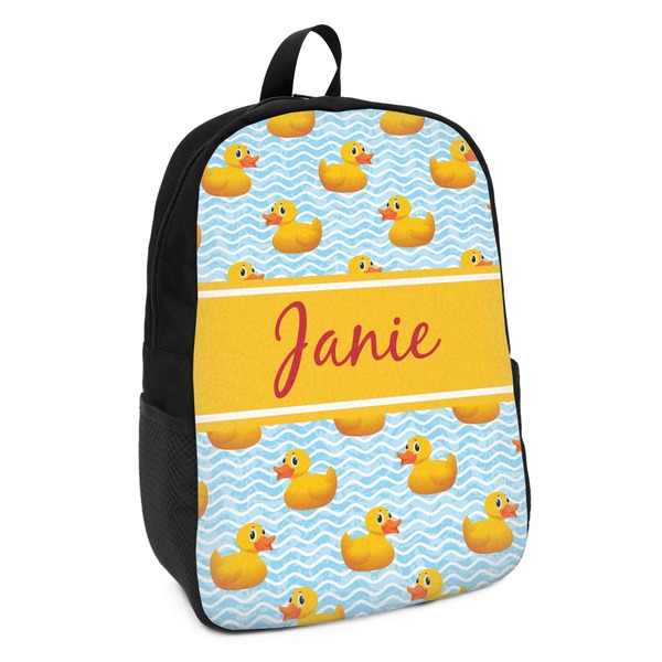 Custom Rubber Duckie Kids Backpack (Personalized)