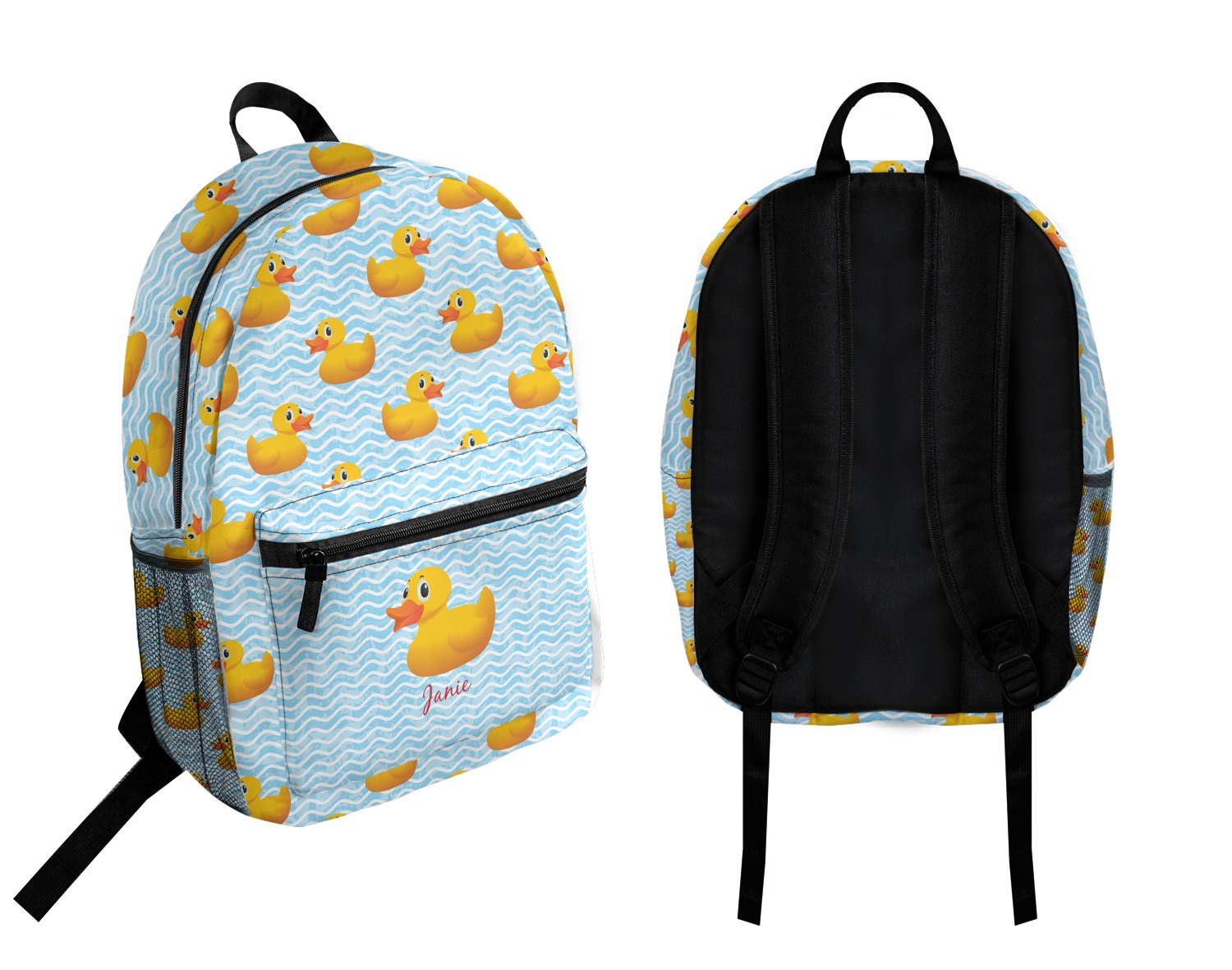 Custom Rubber Duckie Student Backpack (Personalized) YouCustomizeIt