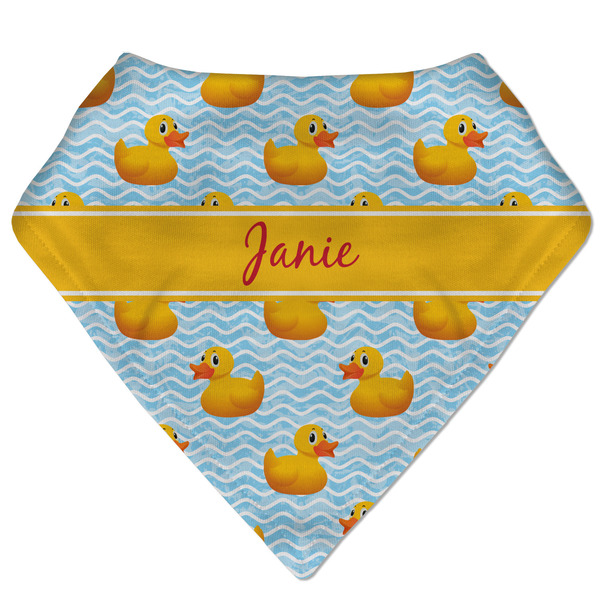 Custom Rubber Duckie Bandana Bib (Personalized)