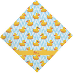 Rubber Duckie Dog Bandana Scarf w/ Name or Text