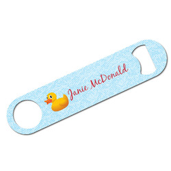Rubber Duckie Bar Bottle Opener w/ Name or Text