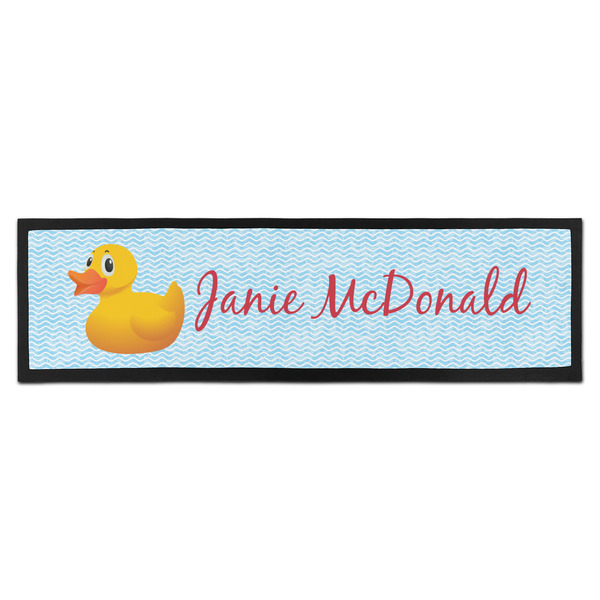 Custom Rubber Duckie Bar Mat - Large (Personalized)