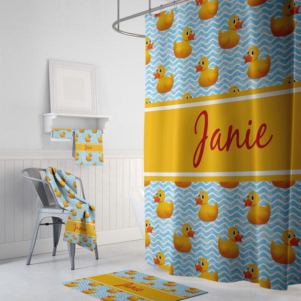 Rubber Duckie Bath Towel Sets - 3-piece - In Context