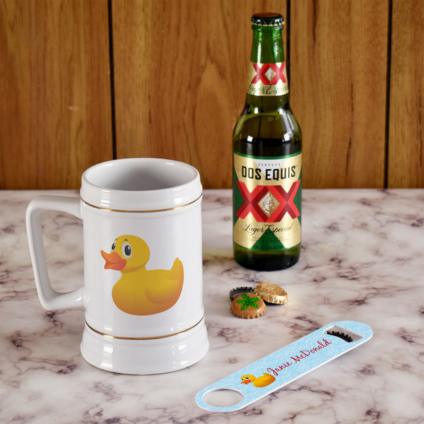 Rubber Duckie Beer Stein - In Context
