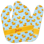 Rubber Duckie Baby Bib w/ Name or Text